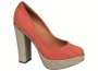13. Pumps High Heel de culoarea 
oranj, cu platforma XL deschisa