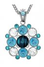 Colier din otel inoxidabil si cristale Swarovski de la Be Special,
