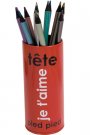 Suport creioane metalic Clairefontaine Passionnement, 18,50 lei.