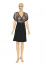 Tinuta compusa din:
Bluza cu voal imprimat Tara Fashion, 56,50 lei.