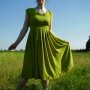 Rochie de vara handmade Dintemirice de la Breslo, 100 lei.