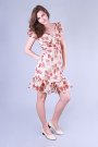 Rochie de vara cu flori de la Ama Fashion, 95,20 lei.