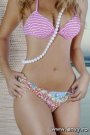 Costum de baie&nbsp; din 2 piese Pink & Blue de la Magielle.ro,