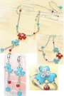 Set trifoi turcoaz de la BePrecious
Set din argint 925 placat cu