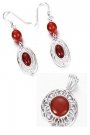 Cercei si medalion cu agate de la BePrecious
Cercei din argint 925