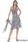 Rochie cocktail Bien Savvy cu animal print
