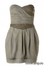 Rochie maro fara bretele Plash de la Mango