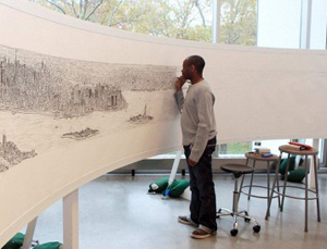 Stephen Wiltshire deseneaza orase intregi din memorie, dupa ce le-a