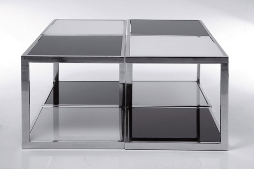Coffee Table Black & White (4/Set)