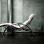 Relax Chair Soso Chrome/ Imitation Leather White
