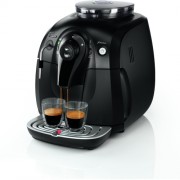 Expresor cafea Philips Saeco HD8743/19, Putere 1400W, Rezervor 1 litru, Capacitate boabe 180 grame, Xsmall (Negru)