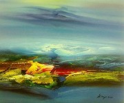 Tablou ulei pe panza - Valuri 2