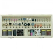 Set scule pentru debitare/slefuire/polizare Basetech, 200 piese