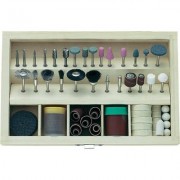 Set scule pentru debitare/slefuire/polizare Basetech, 100 piese