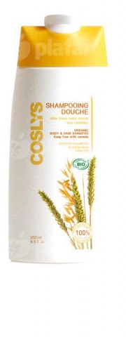 Coslys sampon si gel de dus bio cereale 250 ml flacon  comptoir de lys