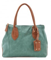 Geanta "Brown&turquoise"