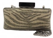 Plic metalic, de mici dimensiuni, animal print