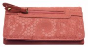 Portofel "Red outside zipper"