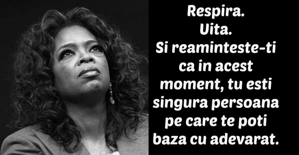 Lectii De Viata Minunate De La Oprah Winfrey Femeia Care Stie Sa