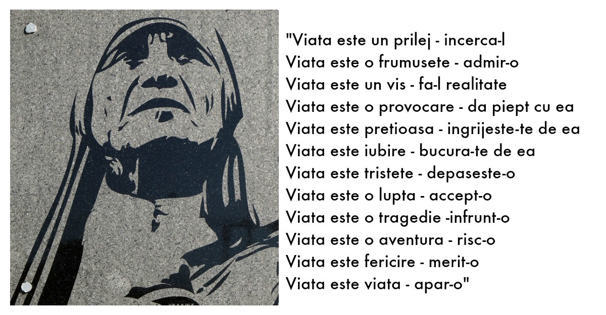 Aceste 15 citate de la Maica Tereza iti vor aduce liniste