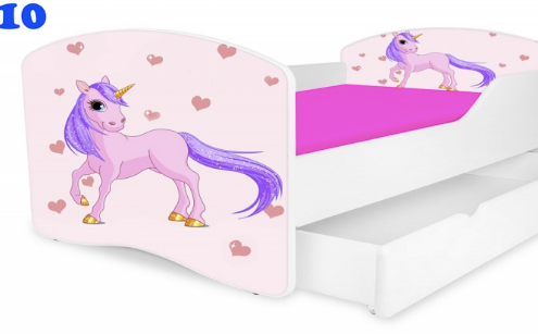 pat pentru fetite cu unicorn